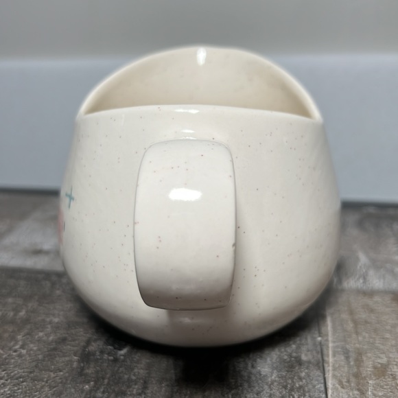 Vintage 1950's Vernonware Tickled Pink Gravy Dish / Pitcher Mid Century - Picture 2 of 6